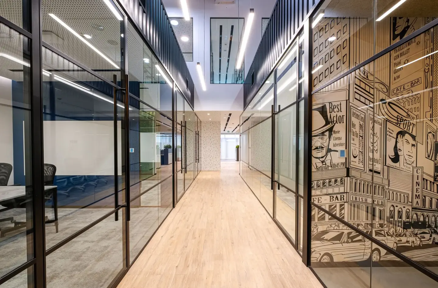 Glass and aluminium works, Springs Meadows